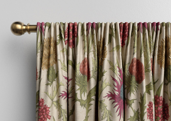 Acanthium, Garnet - Made to Measure Curtains - Image 9